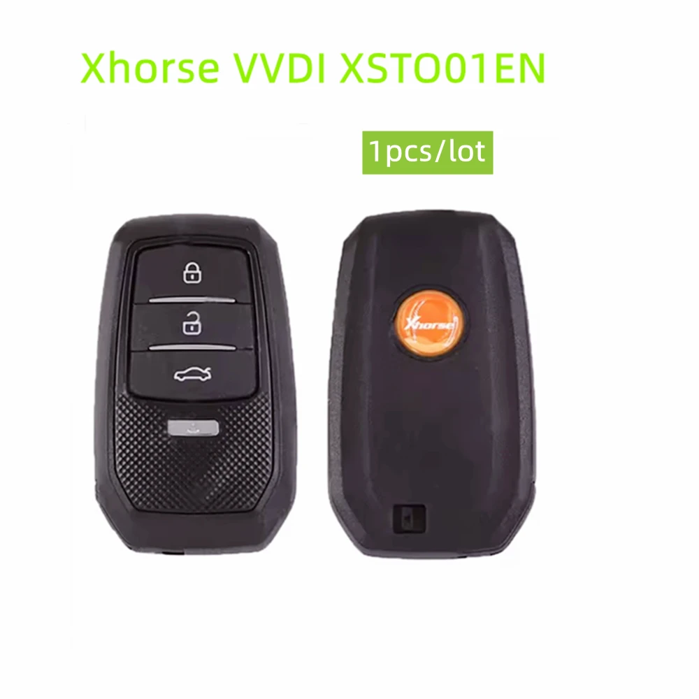 1pcs Xhorse XSTO01EN Smart English Key Universal TOY.T for Toyota XM38 Smart Key with Key Shell Support 4D 8A 4A
