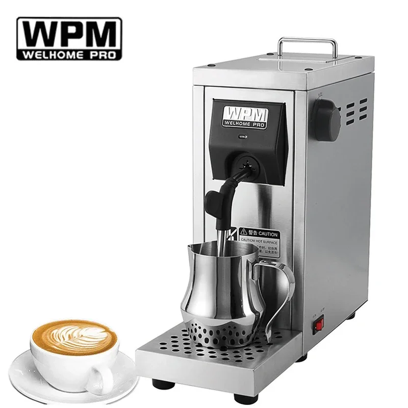 WPM Automatic Coffee Milk Frother Steamer 220v Commercial Cappuccino Milk Foaming Machine