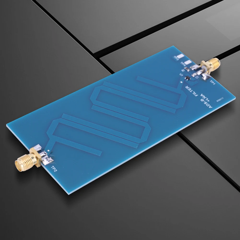 ADS-B Bandpass Filter 1090MHz +LAN Active Receiving Module SMA Standard Female Head 20dB Active Gain for Software Radio SDR