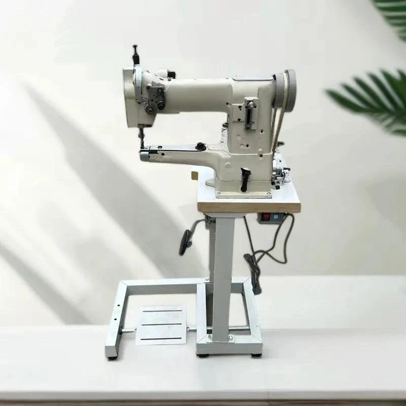 Industrial Electric Leather Sewing Machine High Head Small Mouth for Medium Heavy Materials Handmade Bags Household Use