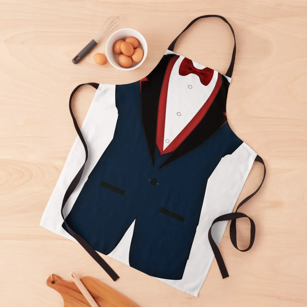 

Blue red magic tuxedo Funny Tux Apron cookings for women Men'ss cleanings Kitchen For Men Apron