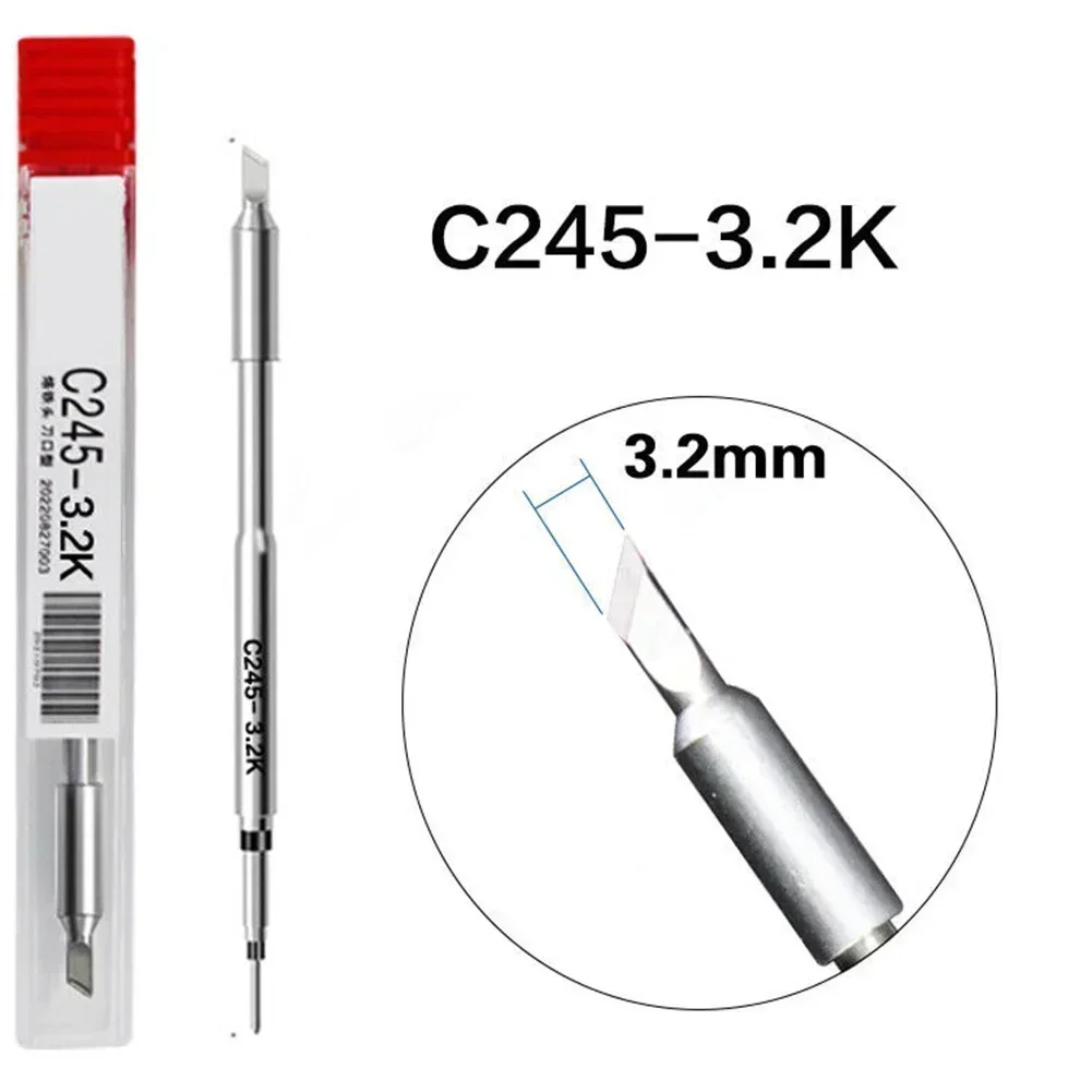 K/I/IS C245 Soldering Iron Tip Integrated Heating Core For JBC Soldering Station 75 Watts Copper Tool  Accessories