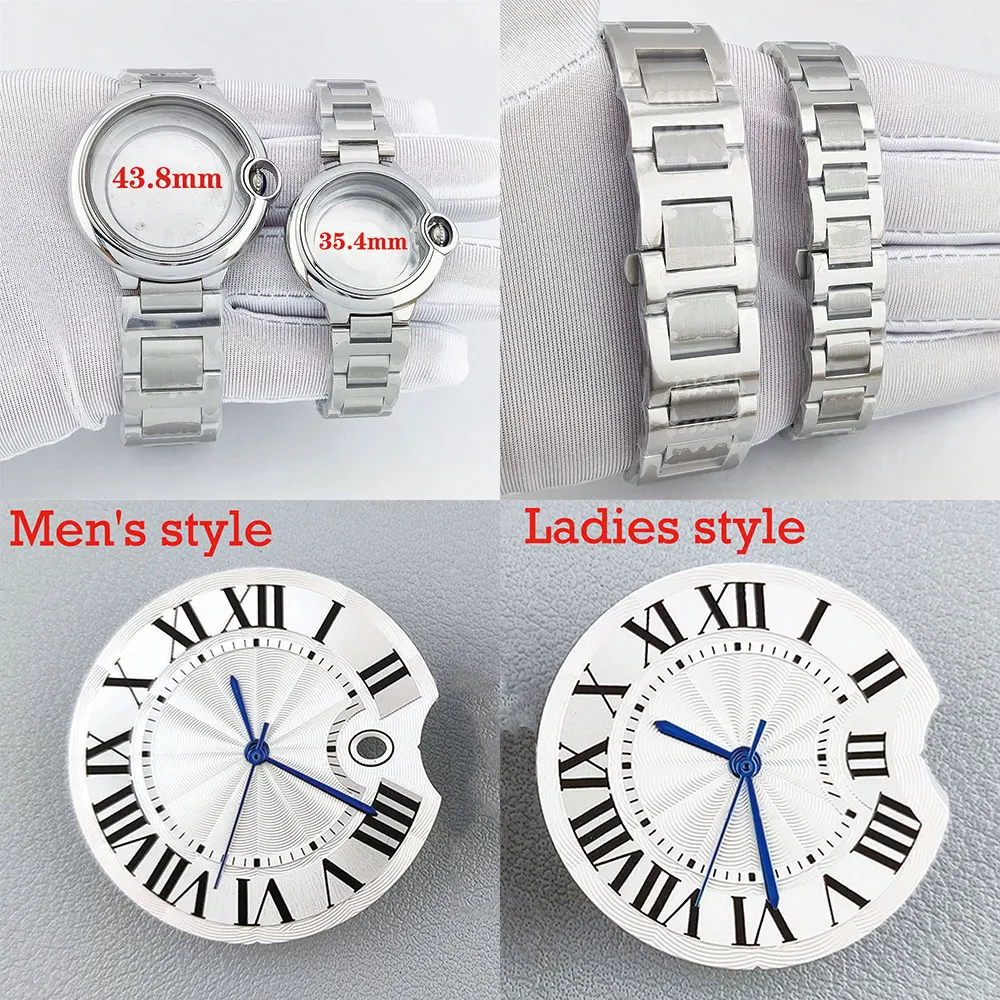 

Men's case Miyota 8215/ST6 Women's case stainless steel strap Men's case Women's case gift
