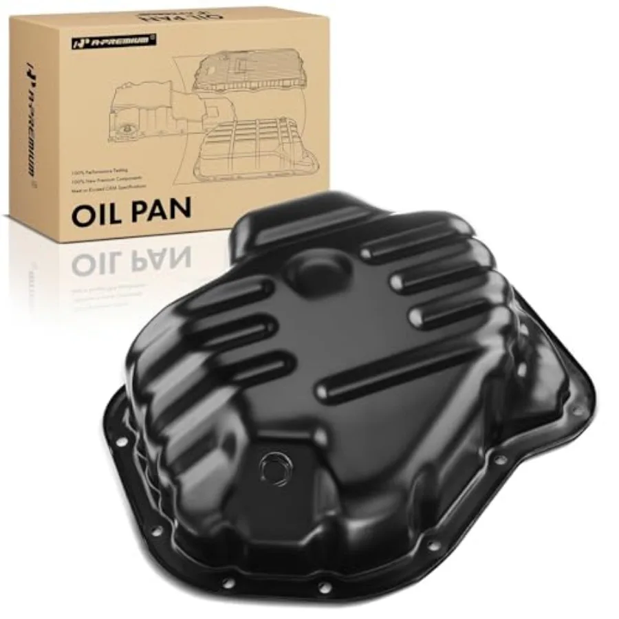 

Lower Engine Oil Pan Sump with Drain Plug Compatible with Toyota Camry 2007-2011, Solara 2007-2008, RAV4 2006-2008 and Scion xB