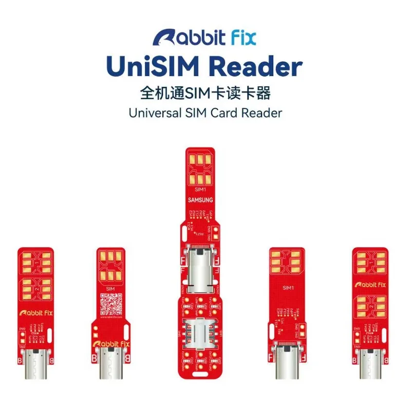 

Универсальный считыватель SIM-карт Rabbitfix, совместимый с 99% моделей, 6+1 модулей для расширения и модернизации, поддержка Type-C