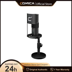 Comica STA-X2D Cardioid Condenser XLR Microphone Professional Noise Reduction Microphone for Live Broadcast/Recording/Podcast