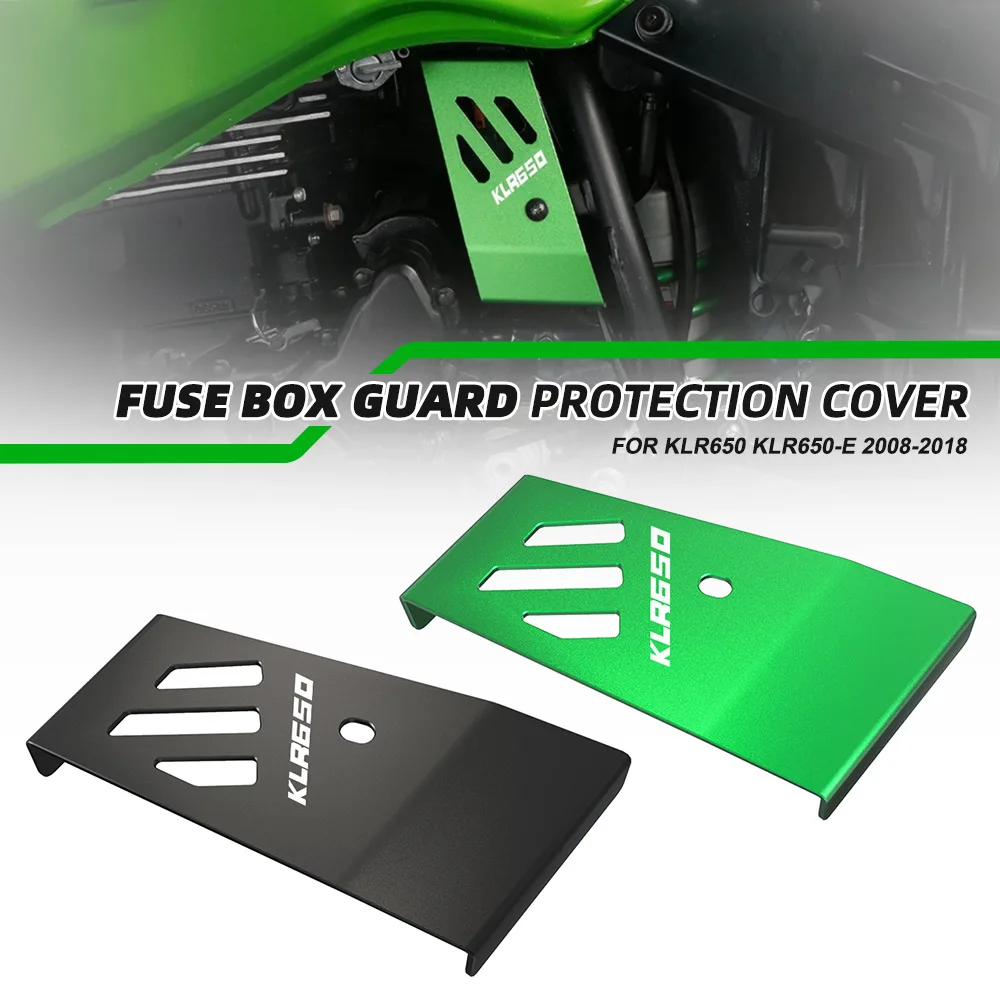 

For Kawasaki KLR650 KLR 650 KLR650-E 2008-2018 2017 2016 2015 2014 Motorcycle Frame Guard Cover Fuse Box Guard Protection Cover