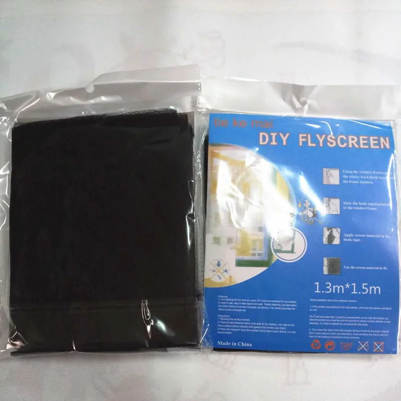 1pc DIY Indoor Insect Window Mesh Fly Screen Door Window Net Mesh Screen Mosquito Curtains Protection for Child Summer Necessary