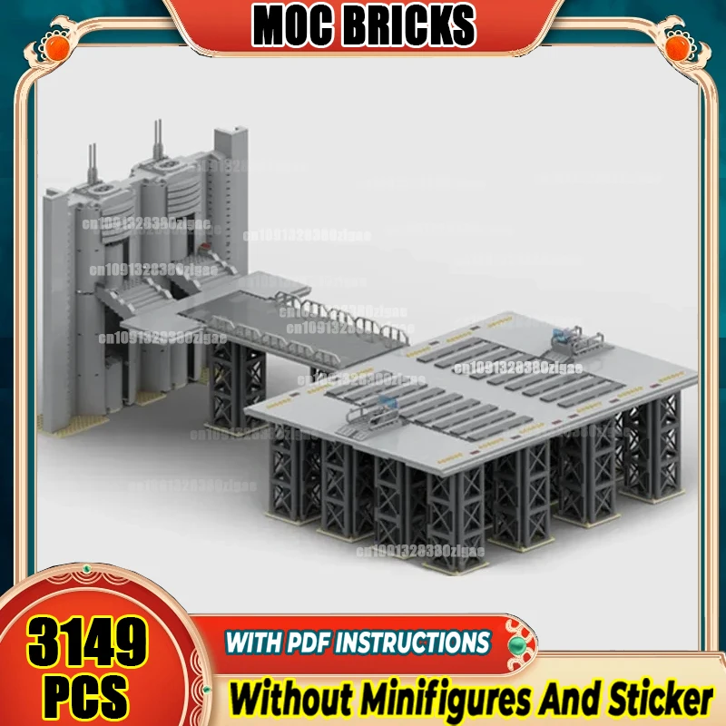 Star Movie Series Moc Building Bricks Landing Platform Model Blocks Toys