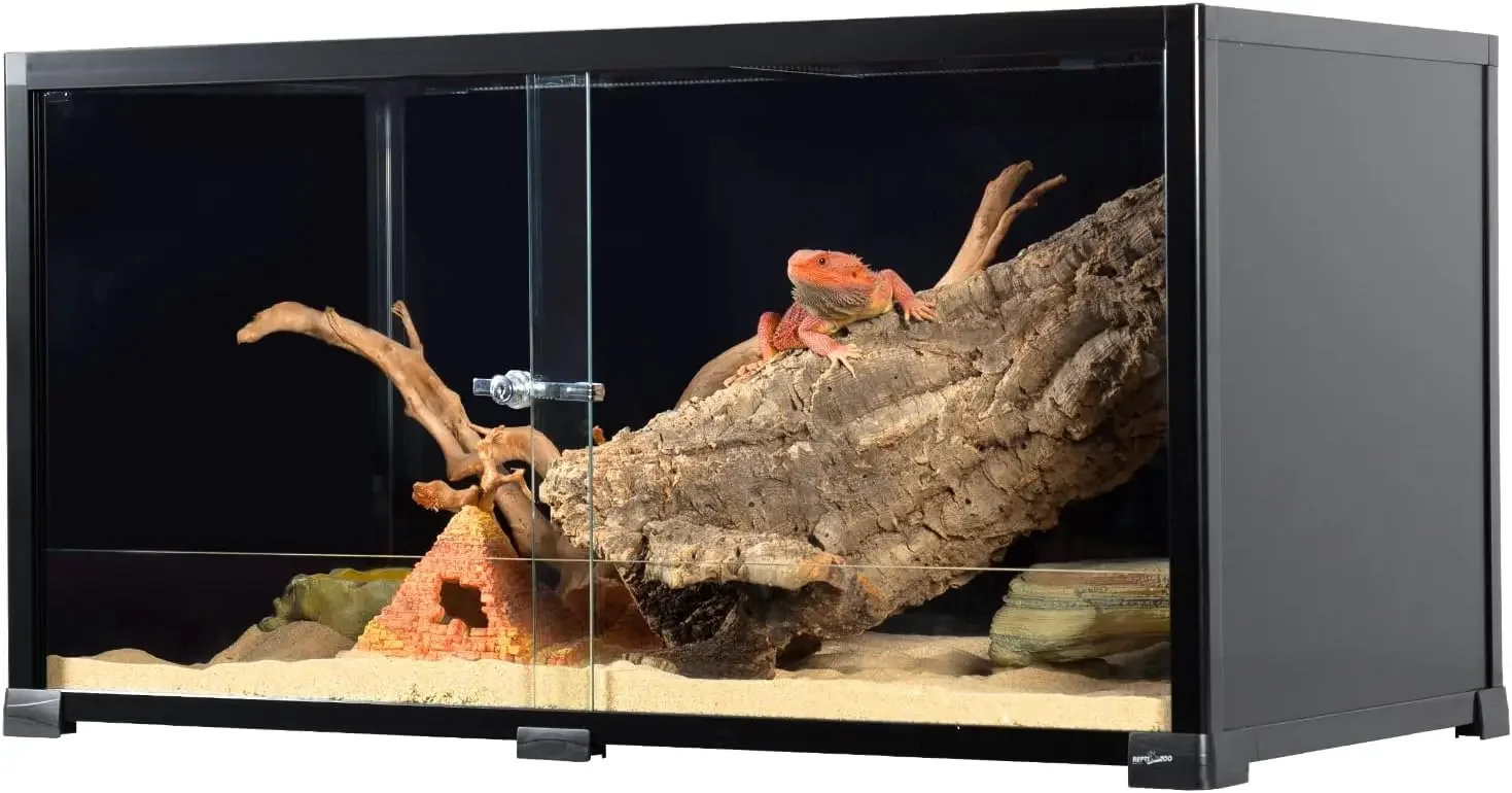 

Special Offers Glass 50 Gallon Reptile Tank 36" X 18" X 18" Black-Tinted ECO Reptile Terrarium