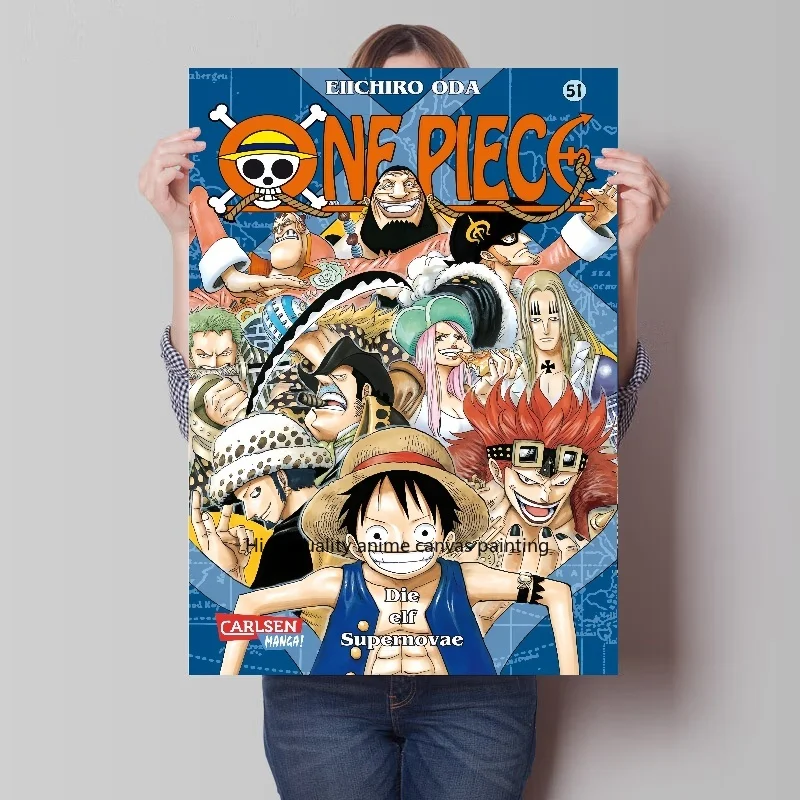 One Piece Anime HD Painting Poster Mural Canvas Painting Decoration Cartoon Figure Picture Home Wall Art Aesthetic Gift