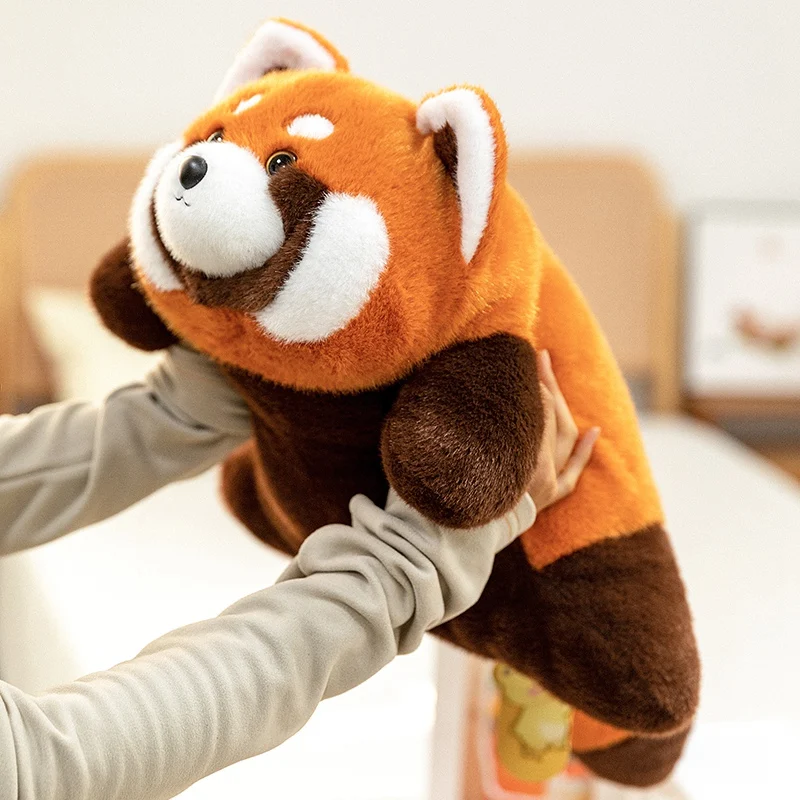 45cmふわふわ恐竜犬ぬいぐるみ かわいいレッドパンダぬいぐるみ野生動物ぬいぐるみ柔らかいおもちゃコアラアライグマぬいぐるみ