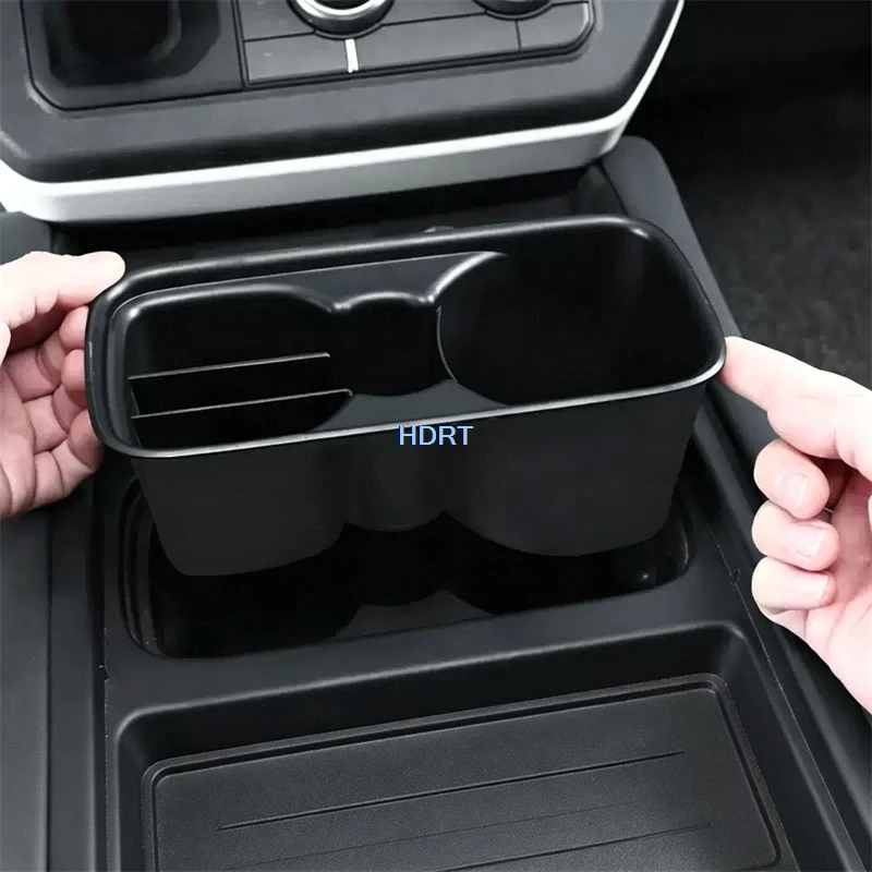 

For Land Rover Defender 2020-2024 Car Styling Center Console Water Cup Storage Box Container Orgainzer Tray Cover Accessories