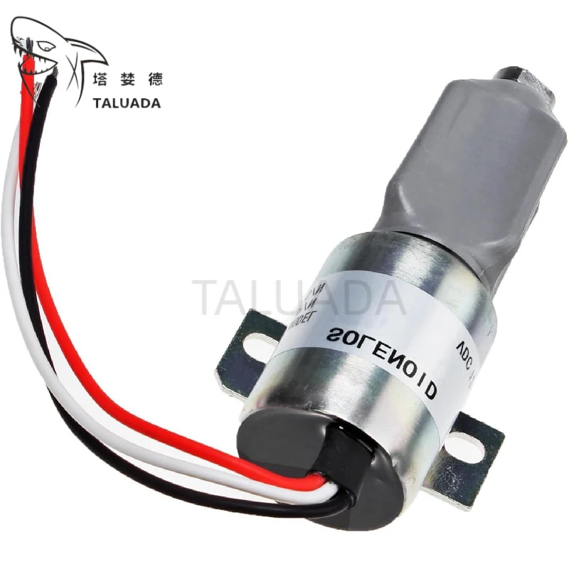 

SA-3786-12 1753ES-12E6ULB1S1 For Kubota Diesel Engine 21HP 91-05 721D2 Fuel Shutoff Stop Solenoid