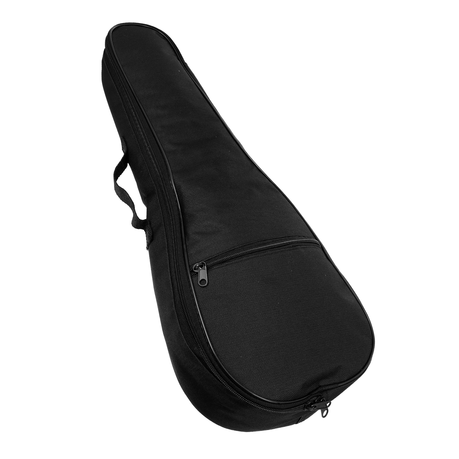 

21 Inch Ukulele Bag Waterproof Portable Case Cotton Backpack Black Color Durable Lightweight Outdoor Storage Accessories