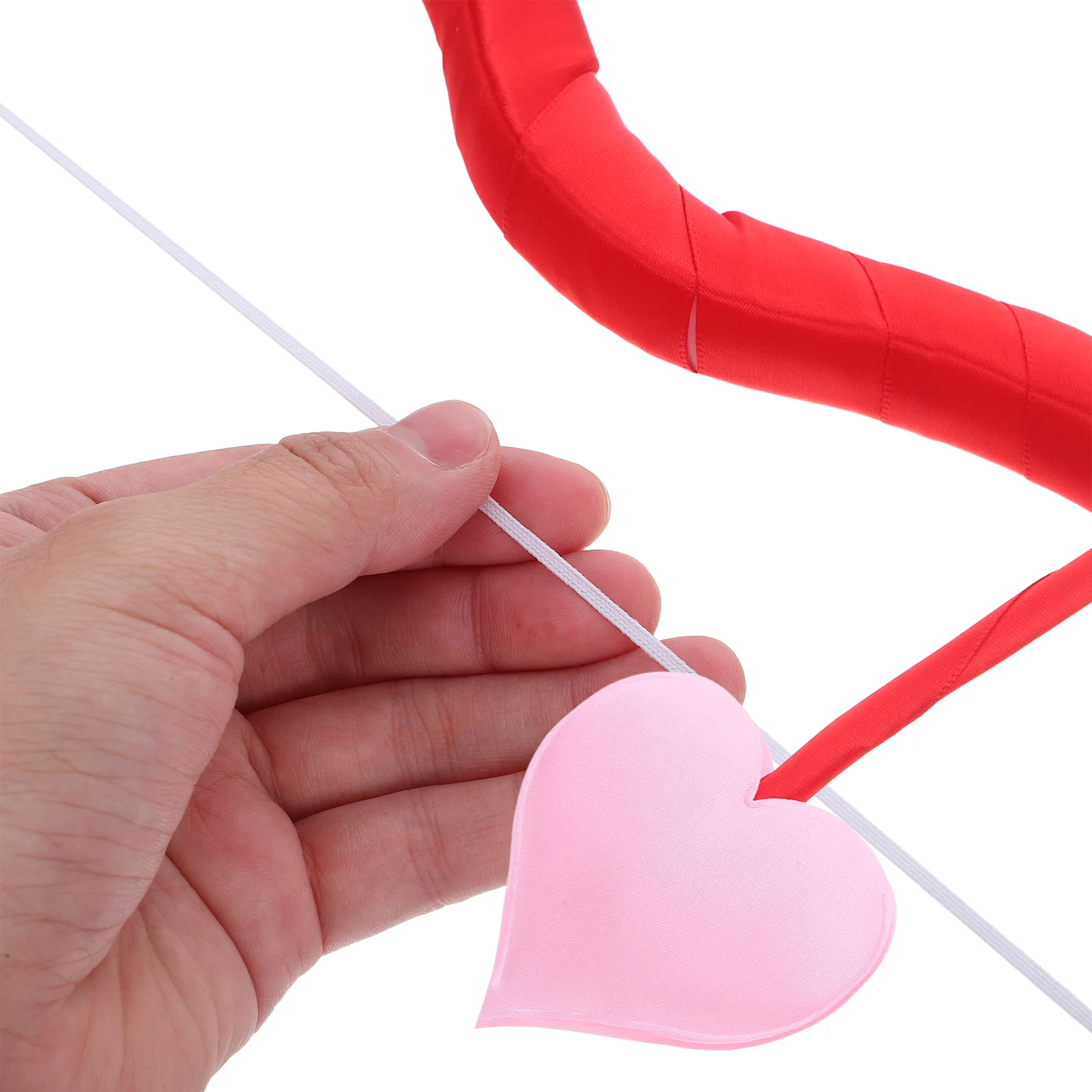 Cosplay Party Cupid Bow with Foam Arrow Prop for Valentine Costume Halloween Adult Archery Accessory Gift Red Mini Set