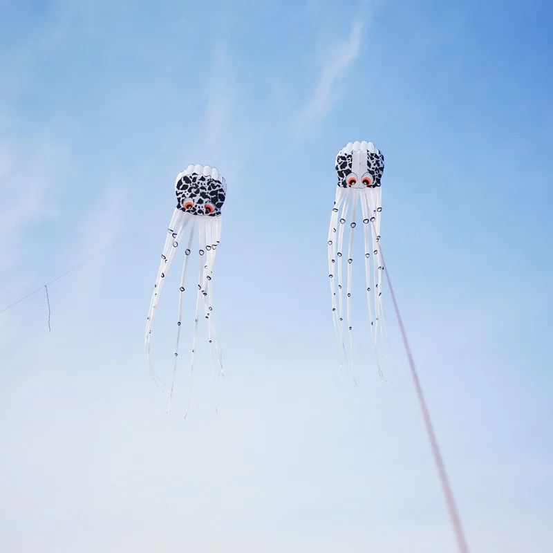 gratis verzending octopus vlieger opblaasbare vliegeren nylon zachte vliegers voor volwassenen professionele vliegers fabriek wind draak vliegen plezier