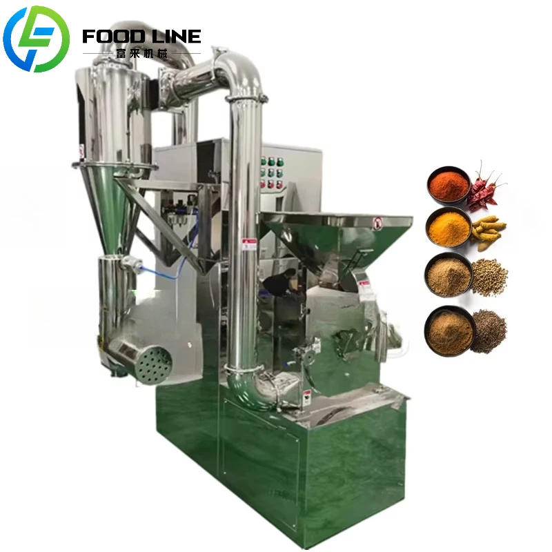 China Industrial Food Cocoa Flour Corn Powder Making Grinding Machine Salt Spice Leaf Sugar Grinder Hammer Mill Pulverizer
