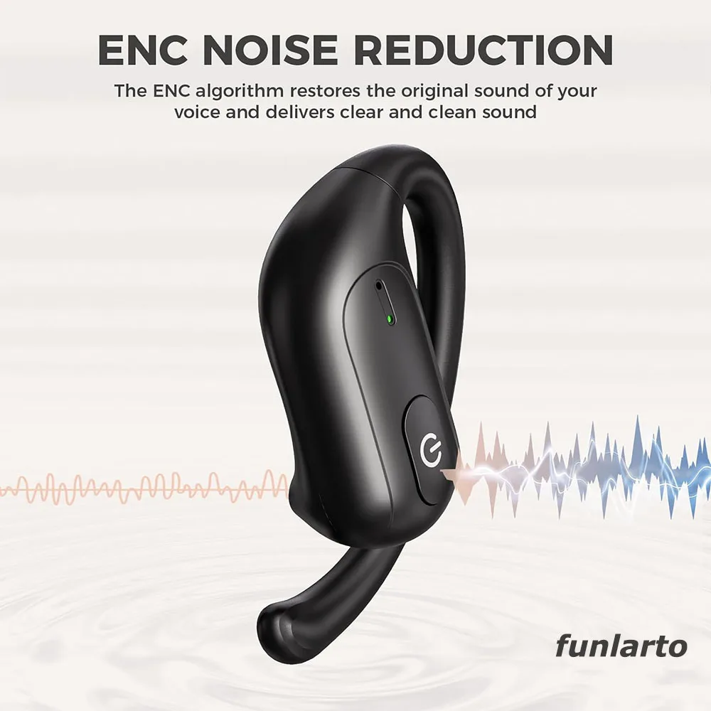 Open-Ear Wireless Running Headphones Bluetooth Earphones for Runners Ultra Comfort Superior Sound Secure-Fit Ambient Awareness