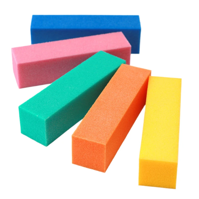 

10pcs Nail Files Buffer Block Set Manicure Pedicure Care Nail Art Buffing Sanding Polishing White Sponge Buffers Nail File Tools