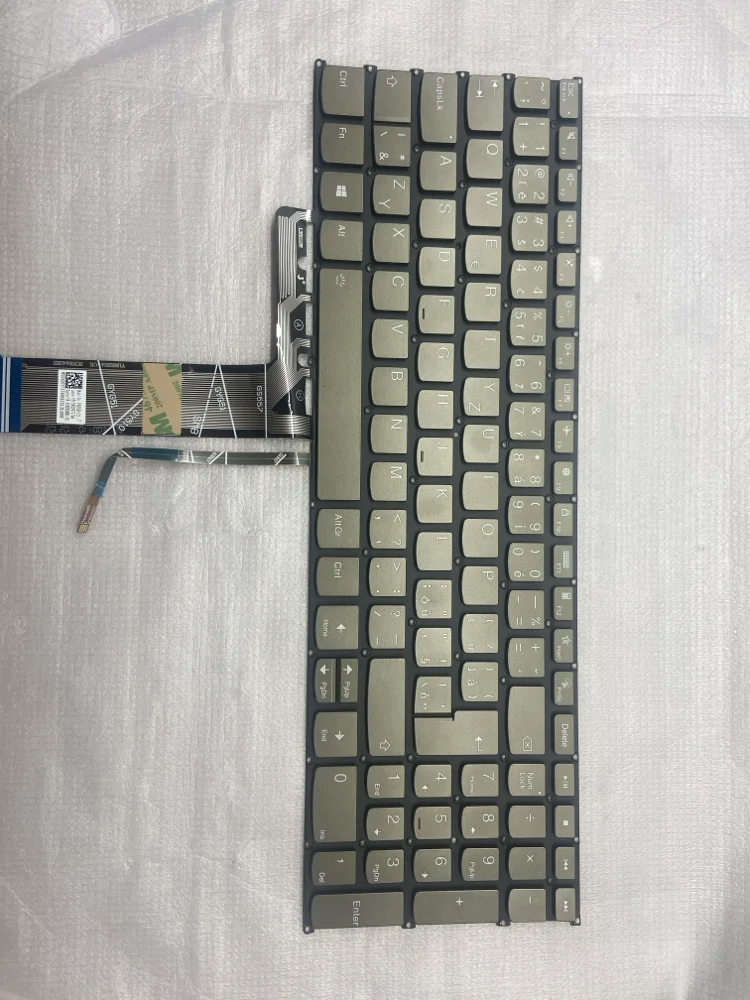 T جديد وأصلي لجهاز Lenovo Ideapad Yoga Creator 7-15IMH05 حافظة علوية للكمبيوتر المحمول 82DS DM ENG 5CB0Z31020