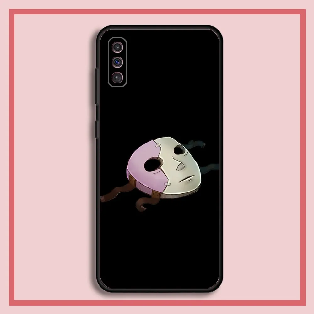 Sally Face Game Phone Case For Samsung S23,23,22,30,21,10,9,Note20 Ultra,Lite,Ultra,5G,Plus,FE,Black Soft Case image 3