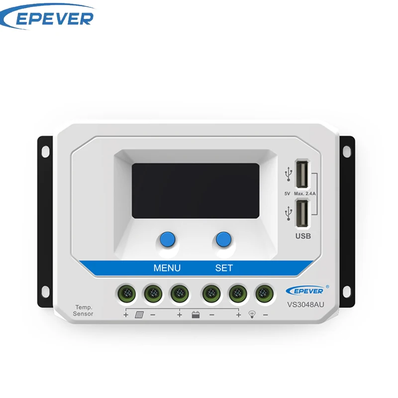 

Контроллер солнечного зарядного устройства EPEVER VS3048AU 30A Регулятор для солнечной системы Макс. входное напряжение Pv 96 В Полностью автоматический режим работы