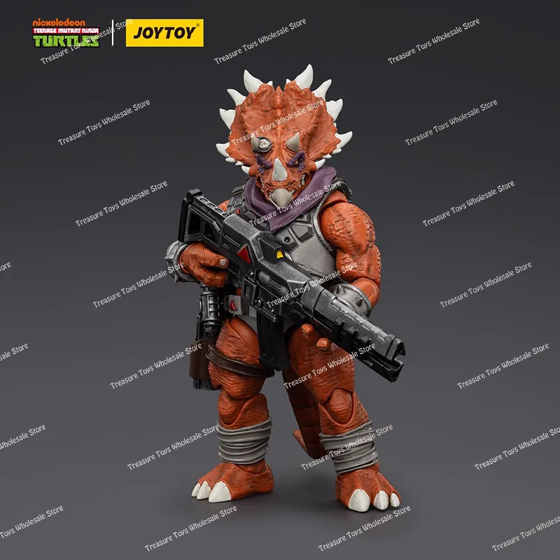 JOYTOY 1/18 TMNT Figure Captain Zorax Adjutant Zork Triceraton Infantryman Anime Action Figures Figurines Models Toys Gifts