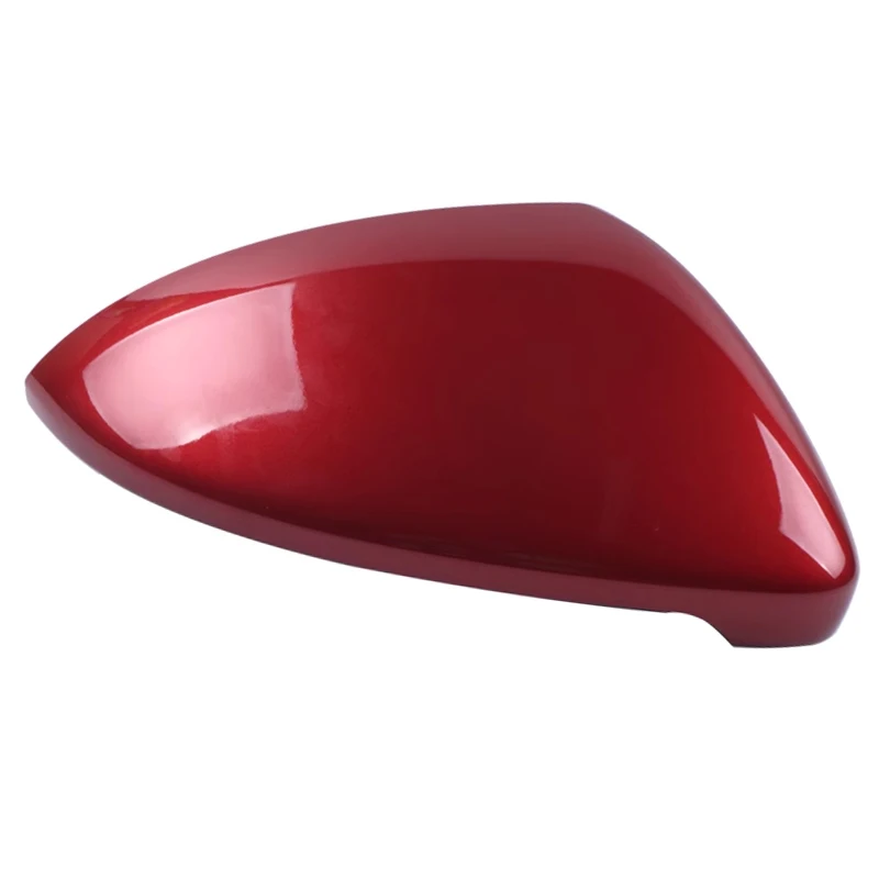 Red Plastic Car Right Side Rearview Mirror Cover Cap Housing Fit for Volkswagen Golf 7 2015 2016 2017 2018 2019 2020