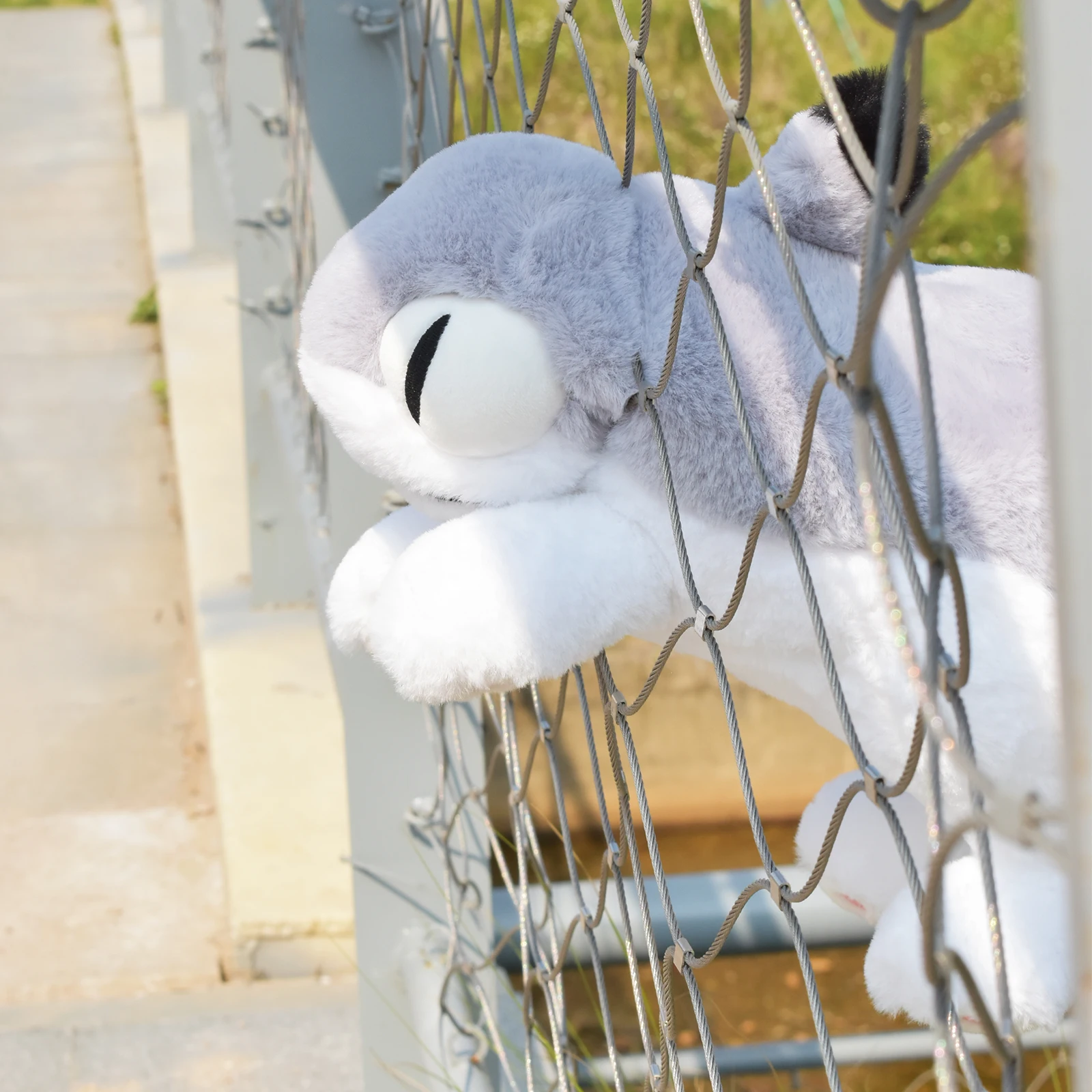 Sharkitty Original Stuffed Animal Toys, Shark & Cat Combine Plush Toys, Creative Stress Relief Gifts for Women (Gray, Standing)