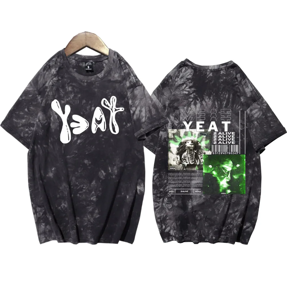 Yeat 2093 Tie Dye Shirts Unisex Round Neck Short Sleeve Tee Fans Gift