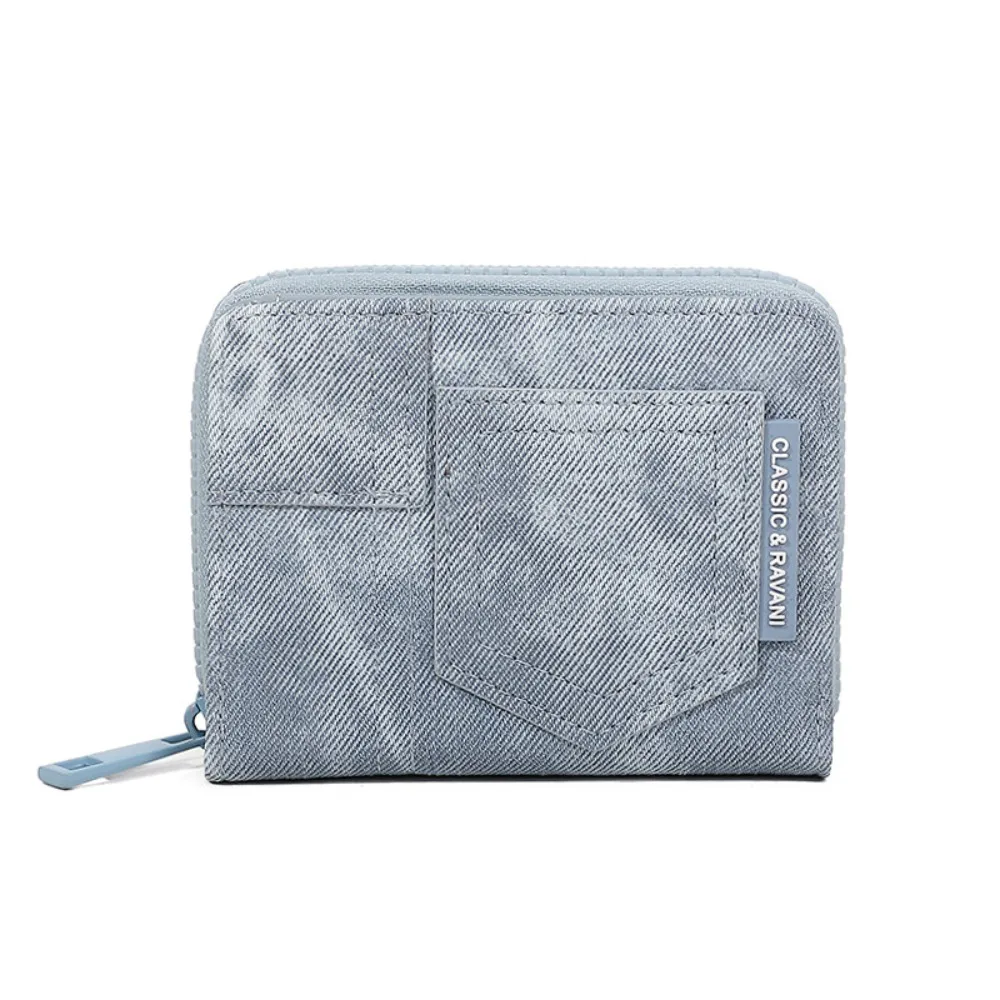 

Multiple Slots Cowboy Short Wallet Retro Korean Style PU Leather Fold Wallet Money Clip Pocket Purse Mini Coin Purse Girls