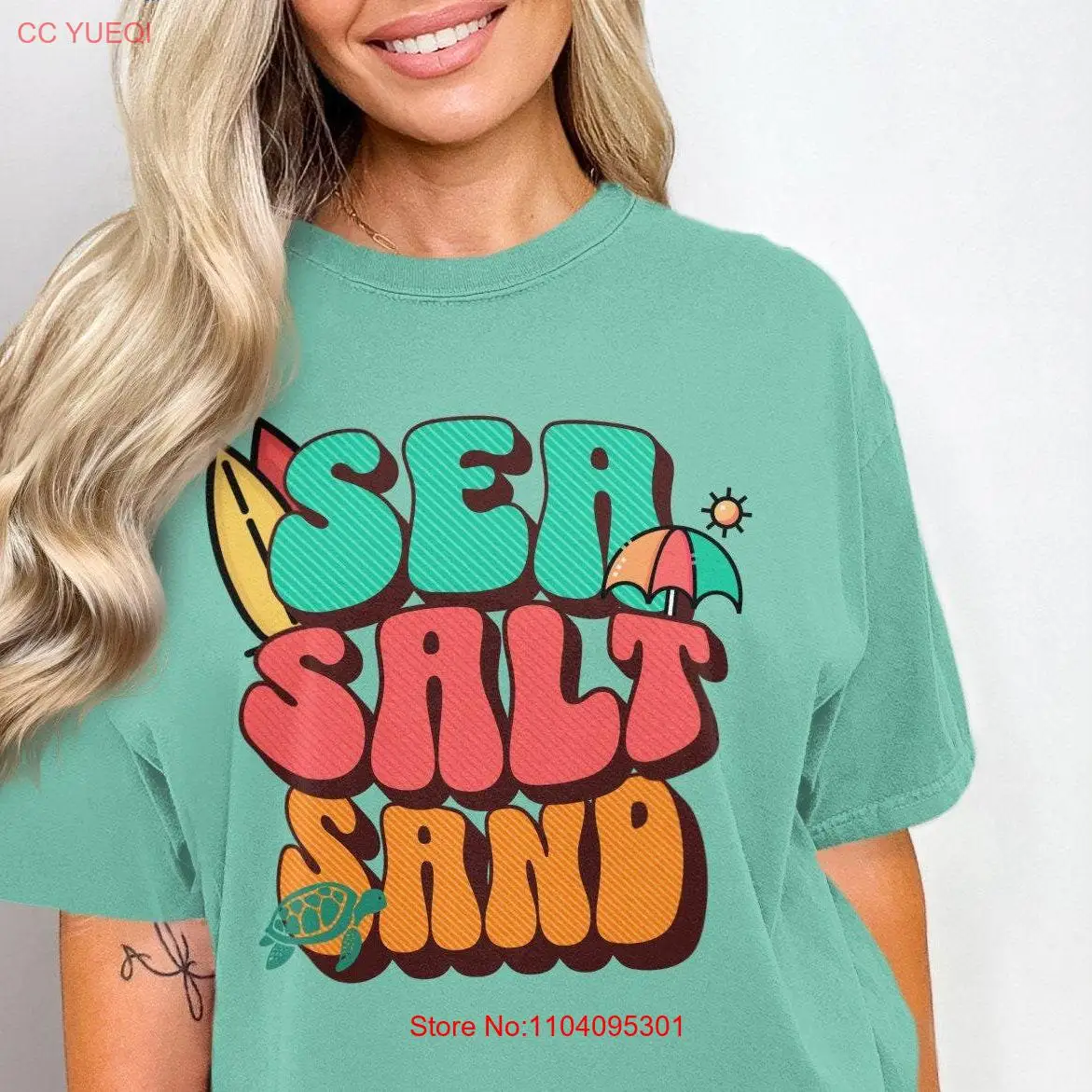 Comfort Colors Beach Lovers T shirt Vibes Ocean Inspired Vacation Plus Sizes Sea Salt Sand Lover Christmas