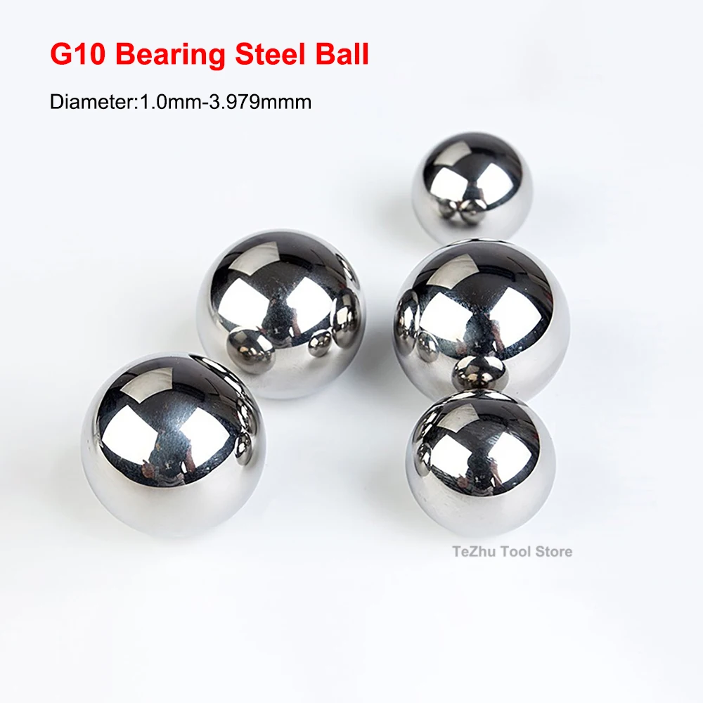 G10 Grade Bearing Steel Ball GCR15 High Chromium Precision Solid Balls 1.0/1.2/1.5/1.588/2.0/2.361/2.369/2.371/2.373-3.979mmm