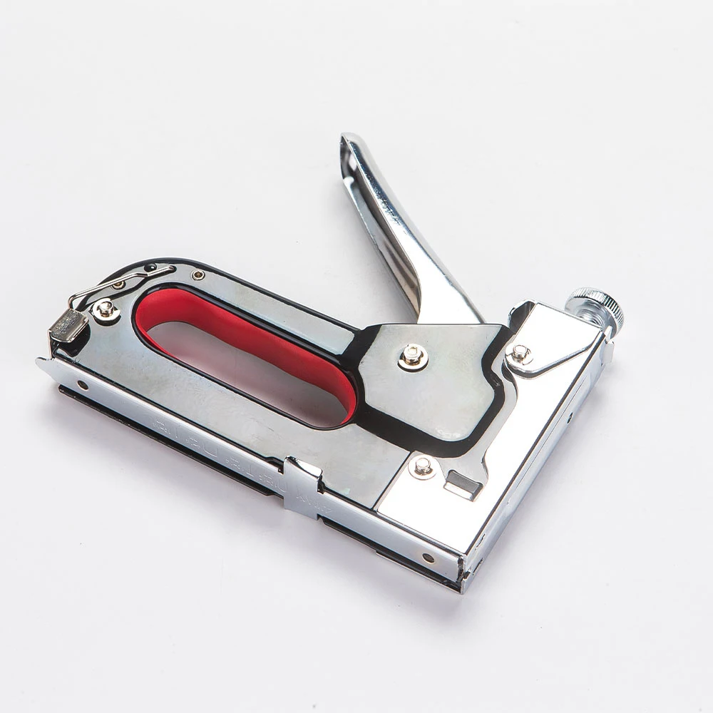 Upholstery Staple Gun 4-in-1 Stapler Gun with 800 Staples Manual Brad Nailer Power Adjustment Stapler Gun Wood Crafts Carpentry