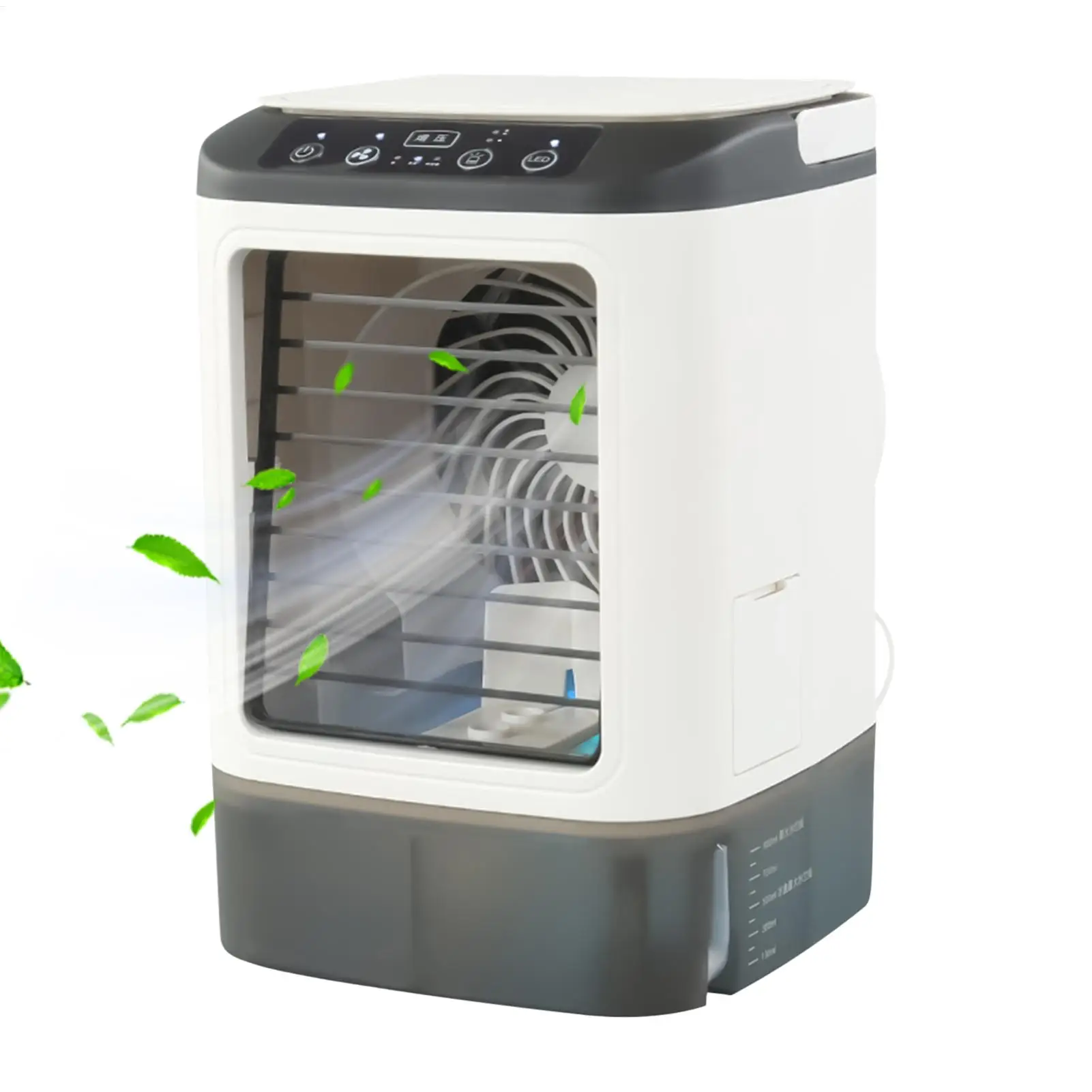 

Небольшой портативный вентилятор для кондиционера, USB-настольный испарительный увлажнитель, 3-скоростной светодиодный вентилятор для кондиционера для автодома, туристической палатки, кемпинга