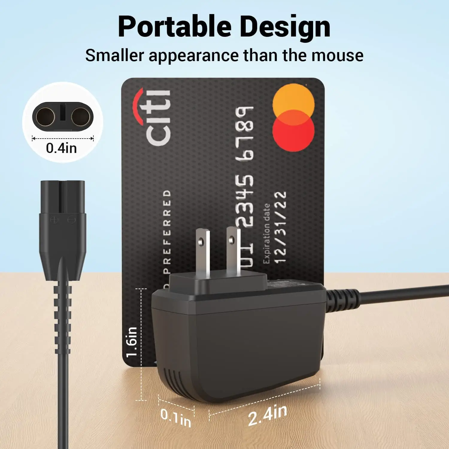 5V1A pengganti untuk pengisi daya baterai Dock dengan Adapter daya untuk pemotong rumput manscaced 3.0 & 2.0 pemangkas rambut selangkangan listrik