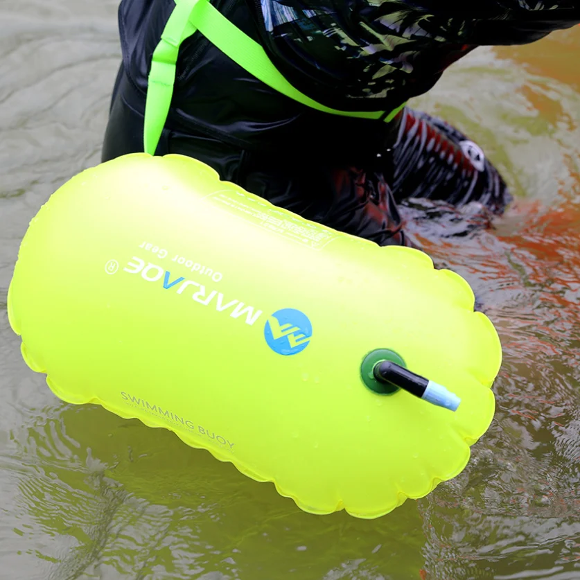 

1 шт., плавательный буй из ПВХ, безопасный воздушный сухой буксирный мешок, поплавок, надувной сигнальный дрейф