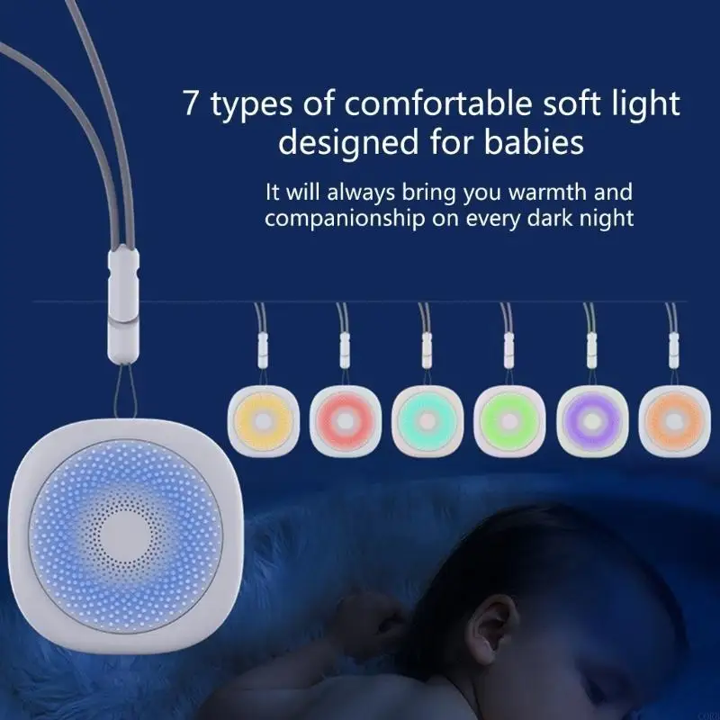 

CORB Baby Sleep Aid Anxious Mood Soother with Multiple White Noise Option and Soft Night Light Enjoy Comfort and Security