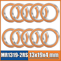 MR1319RS Bearing ABEC-3 (10PCS) 13*19*4 mm Thin Section MR1319-2RS Ball Bearings RS MR1319 2RS With Orange Sealed L-1319DD