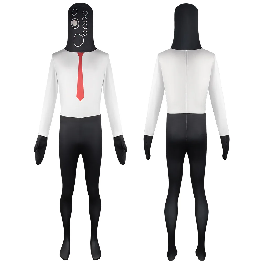 Skibidi Toilet Costume Cosplay altoparlante divertente uomo Tv uomo Camcorderman costumi gioco Horror figura abbigliamento per bambini regali per adulti