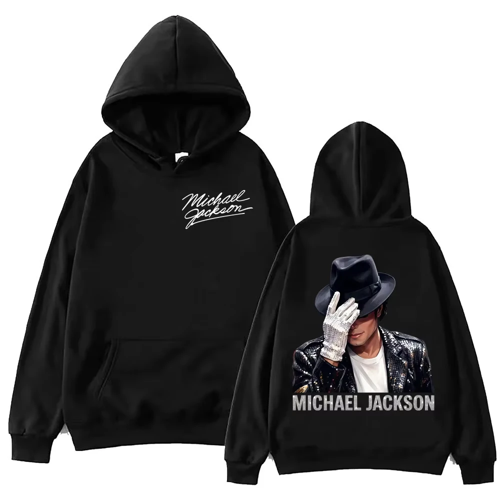 Limited Michael Jackson Classics Hoodie Men Women Fashion Punk Rock Pullovers High Quality Fleece Long Sleeve Hooded Sweatshirts
