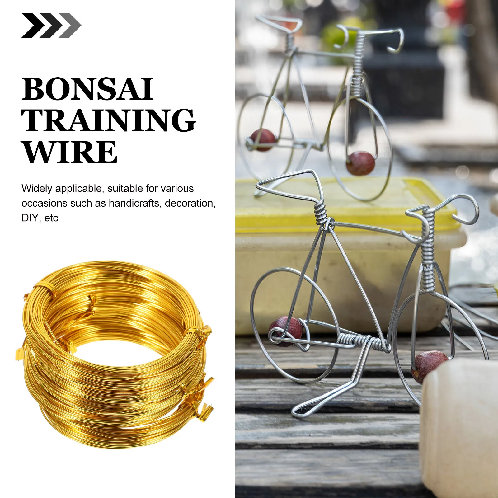 

10 Rolls Wire Garden Bonsai Tree Thin Aluminium Shape Aluminum Crafting Horticultural Material
