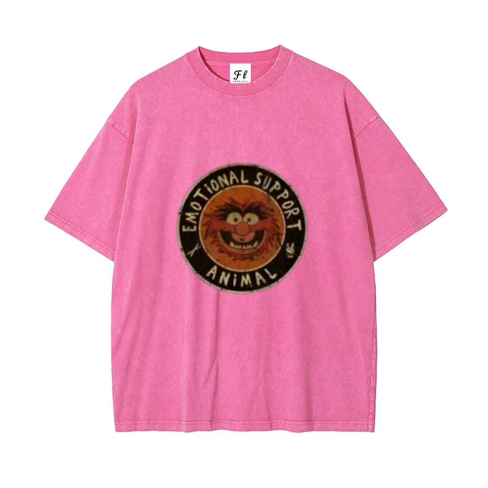 تي شيرت نسائي من Streetwear للأولاد على الطراز الياباني 2000s Y2k قطن عتيق كبير الحجم مريح فضفاض مناسب طباعة جرافيك غير رسمية