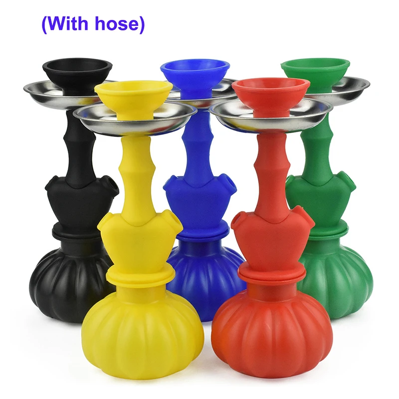 Silicone Hookah Narguile Silicon Waterpipe Shisha Narguila Smoking Water Pipe Nargeela Sheesha Nargile Hookha Arguile Narghile