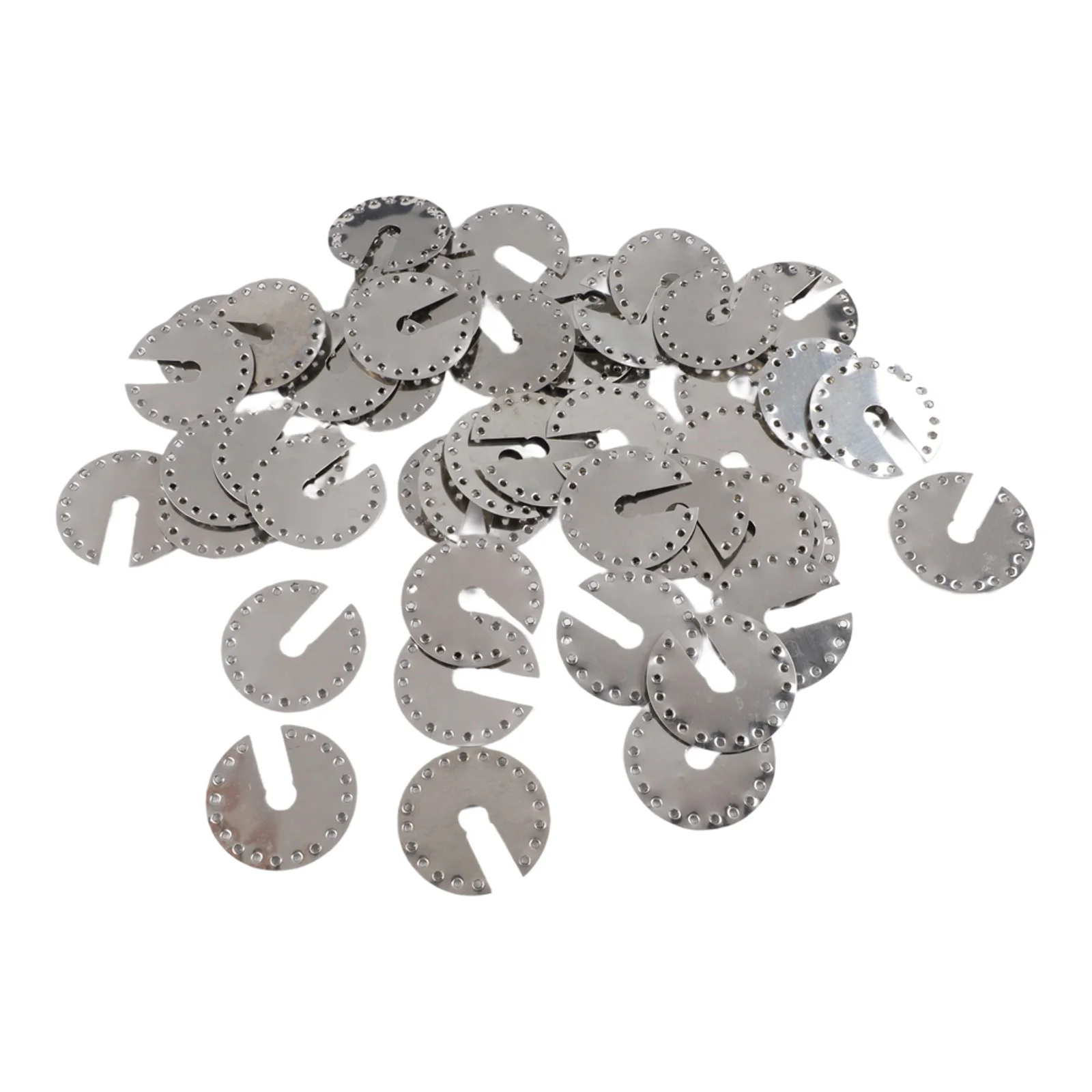50pcs Stainless Steel Grounding Plate For Solar Panel Aluminum Rail C Steel Rooftop Greenhouse Installation Accessories