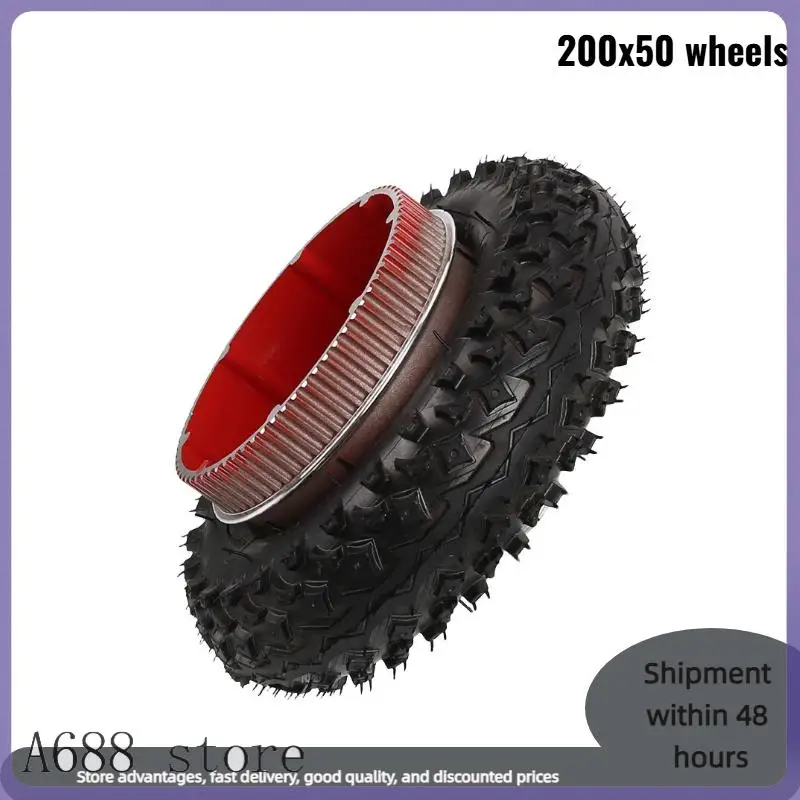 

8-дюймовое надувное колесо 200X50 с шестерней и приводным шкивом для электроскейтборда