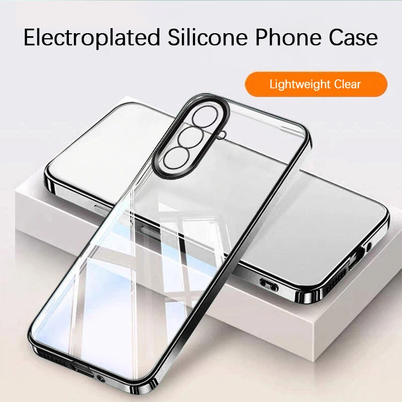Transparente Schutzhülle für Samsung Galaxy A57 A37 A27 A17 A56 A36 A26 A16 A55 A35 A25 A15 A05 A05S A54 A34 A24 A14 5G Dünne TPU-Abdeckung