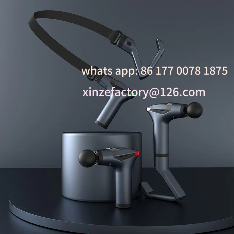 Customizable Hot Selling Long-handle Electric Massage Gun: Multifunctional for Muscle Relaxation, Deep Tissue Percussion Relief