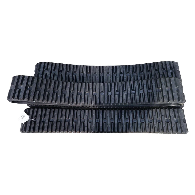 Custom Anti-Slip Rubber Tracks Replacement Crawler Tracks for Snow Blower Small Agricultural Machinery Toy Cars-Remote Gear Pump